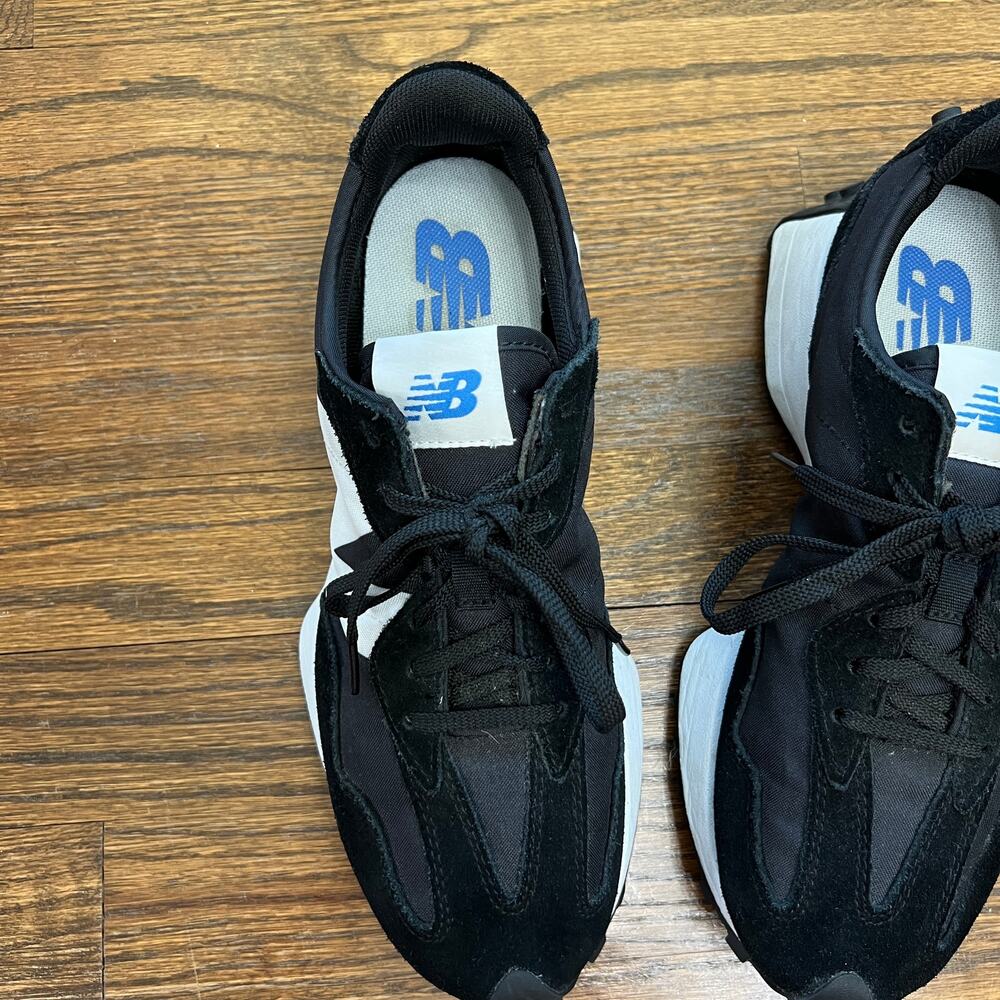 New Balance 327 Sneakers Black White Lifestyle Shoes Women's Size 9 US - Picture 3 of 9